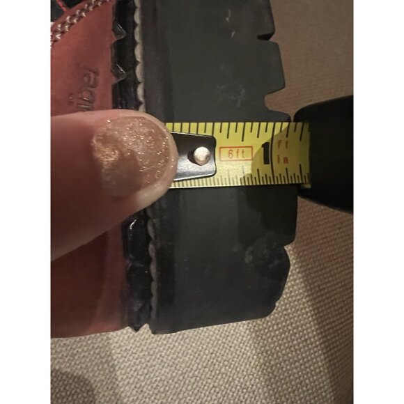 Vintage Harley-Davidson leather lace side zip lug sole boots sz 7 biker - Picture 16 of 16